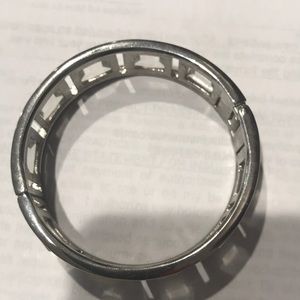 Women’s metal bracelet with glass stones